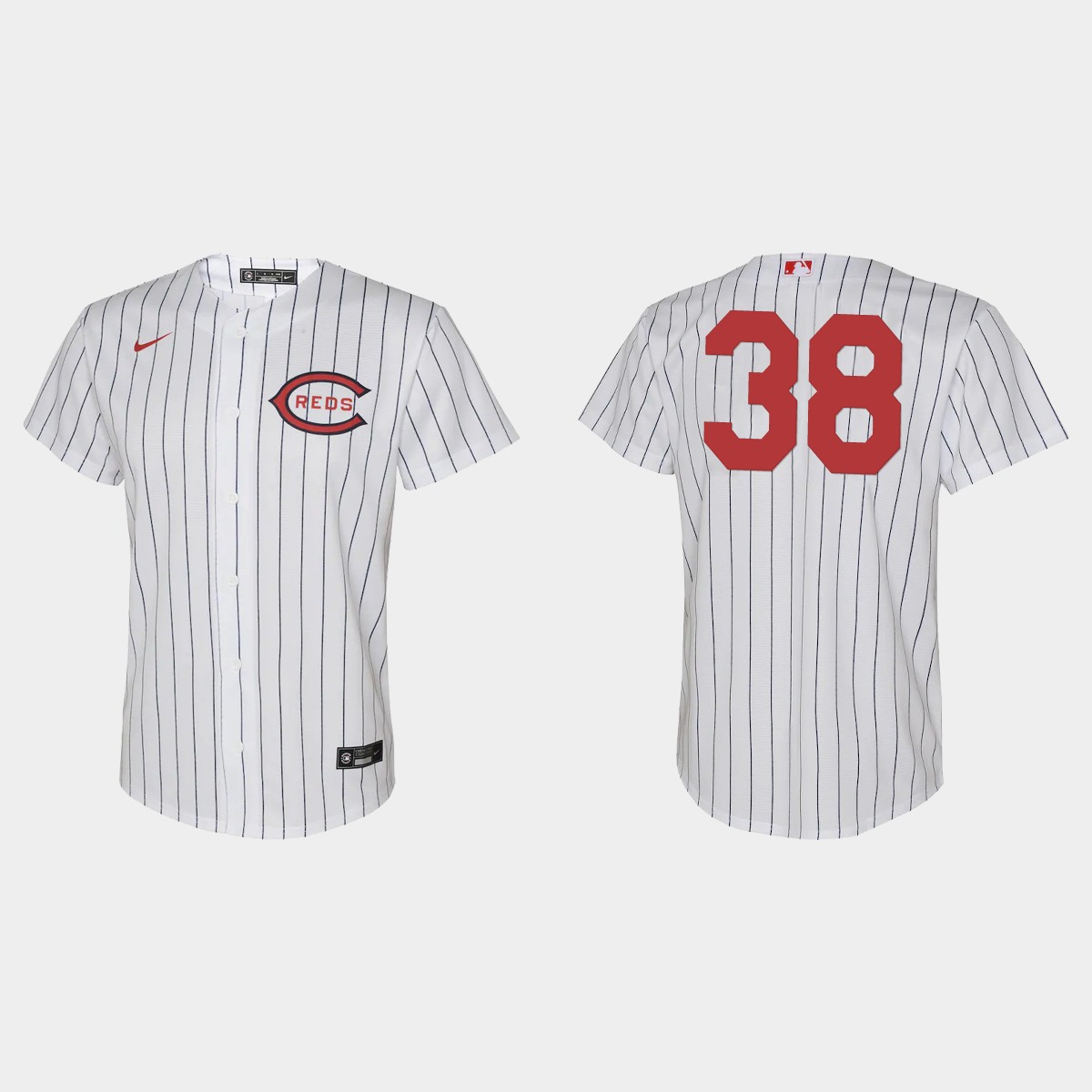 Youth Cincinnati Reds Justin Dunn White Field of Dreams Jersey