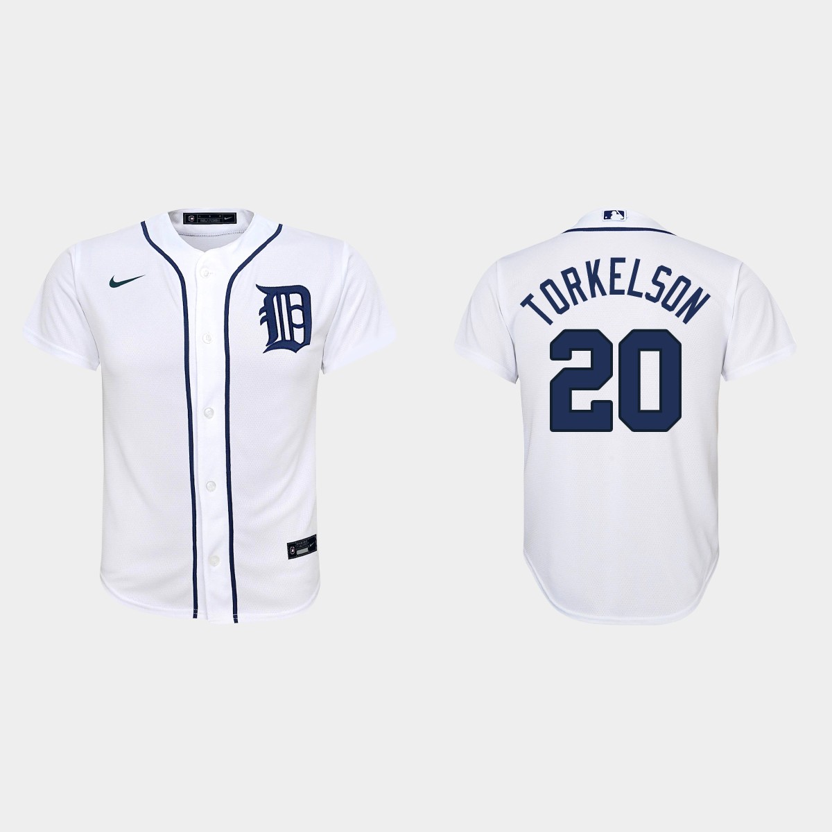Youth Detroit Tigers Spencer Torkelson White Home Jersey