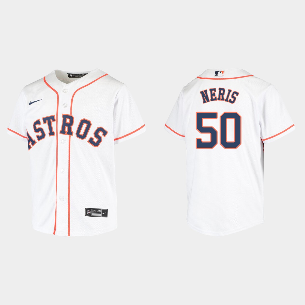 Youth Houston Astros Hector Neris White Home Jersey