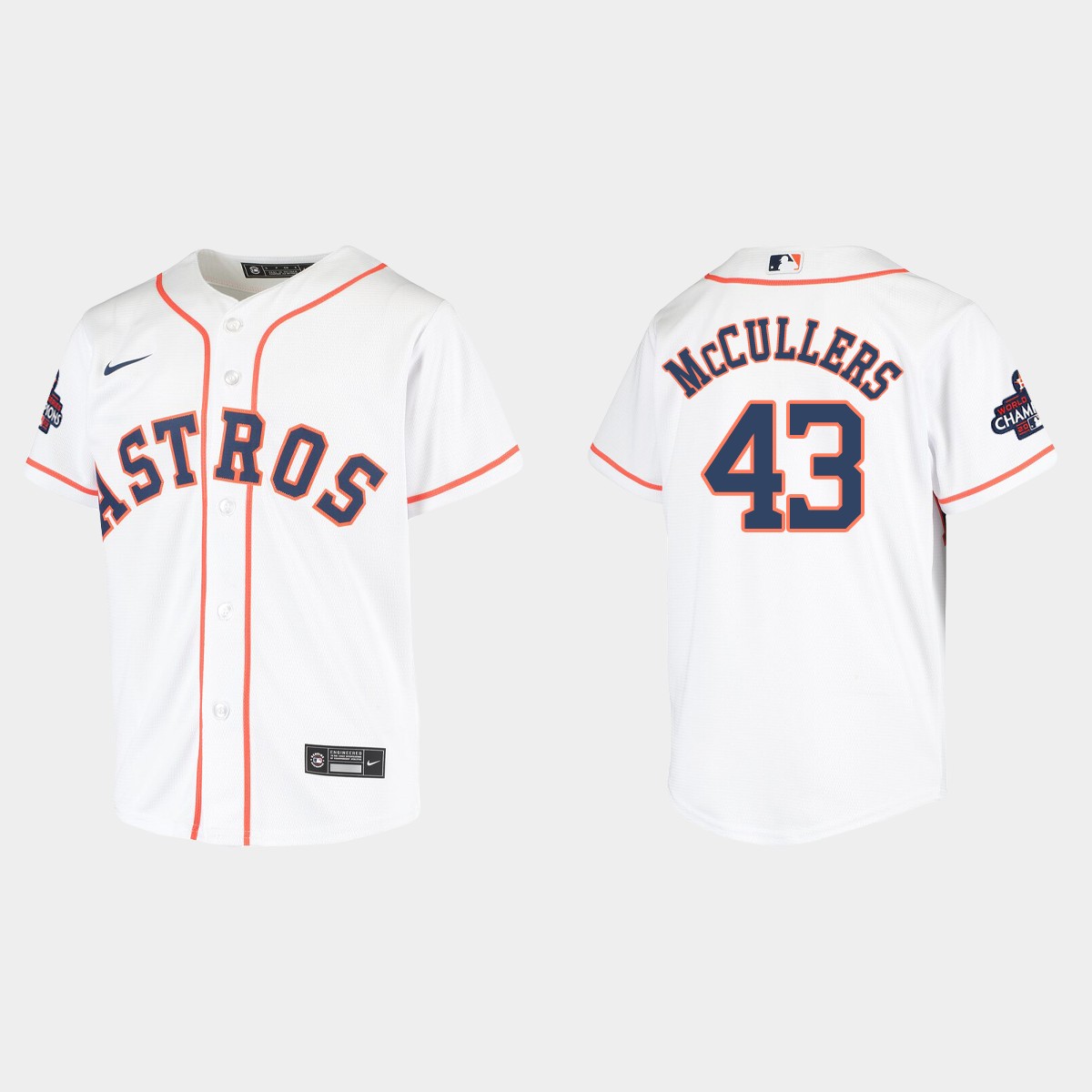 Youth Houston Astros Lance McCullers White World Series Champions Jersey