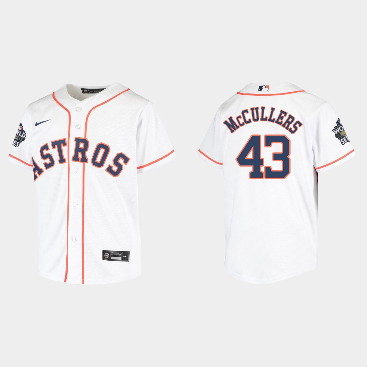 Youth Houston Astros Lance McCullers White World Series Jersey