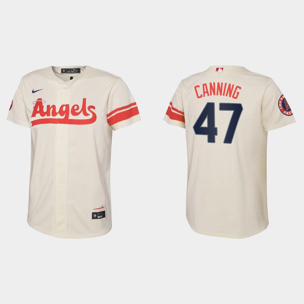 Youth Los Angeles Angels Griffin Canning Cream City Connect Jersey