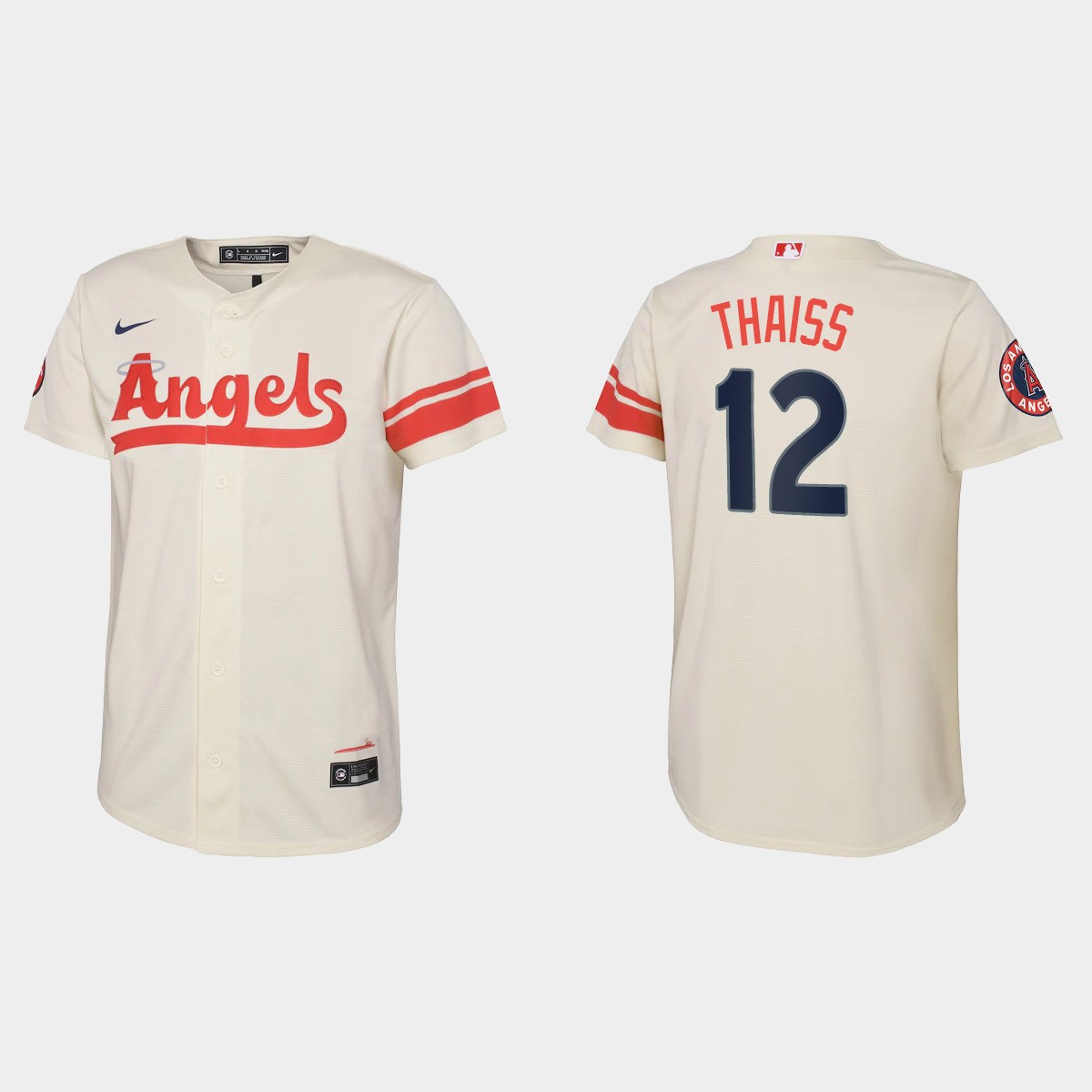 Youth Los Angeles Angels Matt Thaiss Cream City Connect Jersey