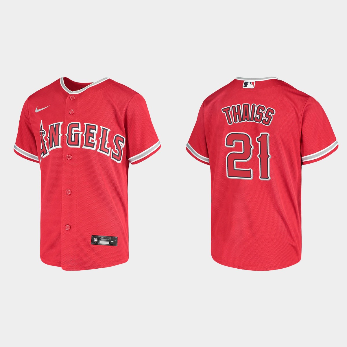 Youth Los Angeles Angels Matt Thaiss Red Jersey
