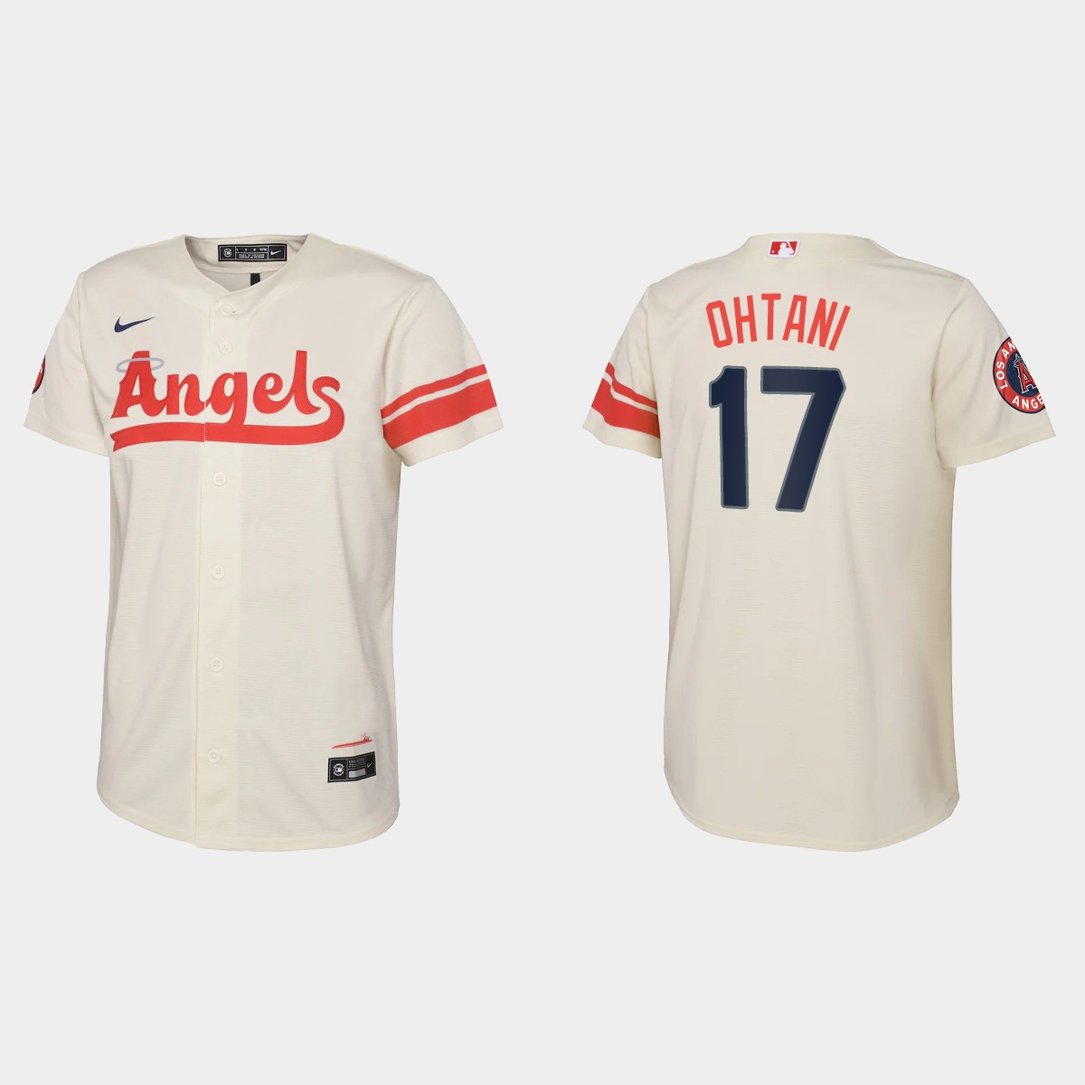 Youth Los Angeles Angels Shohei Ohtani Cream City Connect Jersey