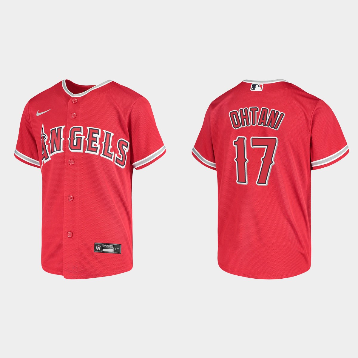 Youth Los Angeles Angels Shohei Ohtani Red Jersey