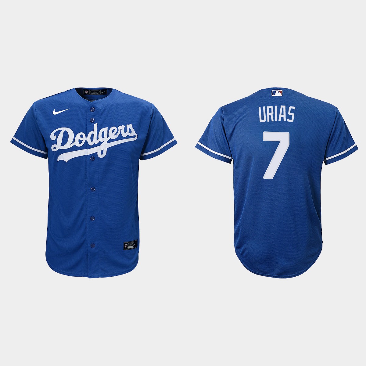 Youth Los Angeles Dodgers #7 Julio Urias Royal Alternate Jersey