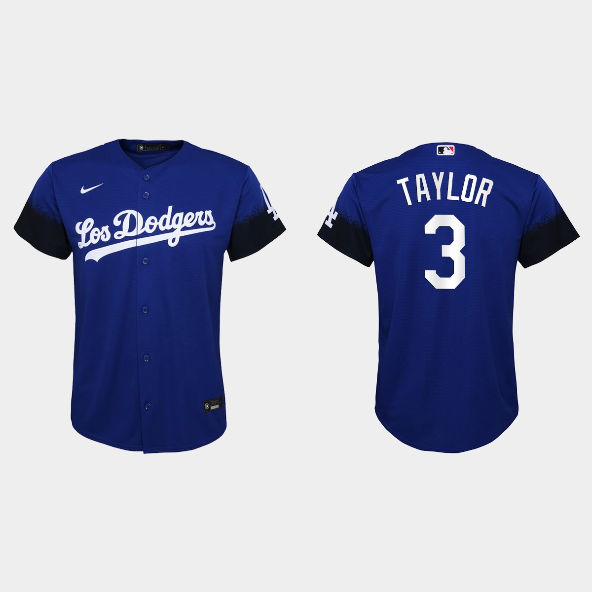 Youth Los Angeles Dodgers Chris Taylor Royal City Connect Jersey
