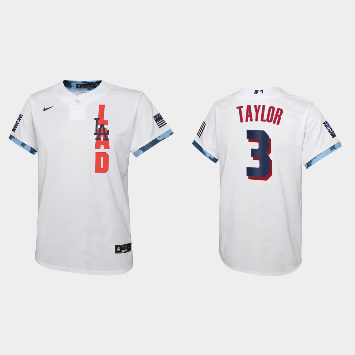 Youth Los Angeles Dodgers Chris Taylor White All-Star Game Jersey