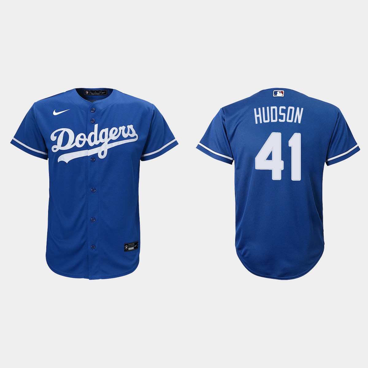 Youth Los Angeles Dodgers Daniel Hudson Royal Alternate Jersey