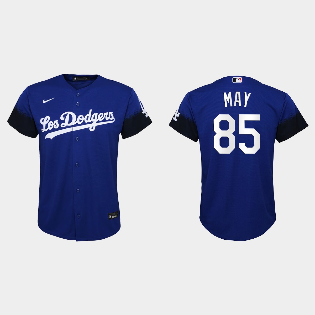 Youth Los Angeles Dodgers Dustin May Royal City Connect Jersey