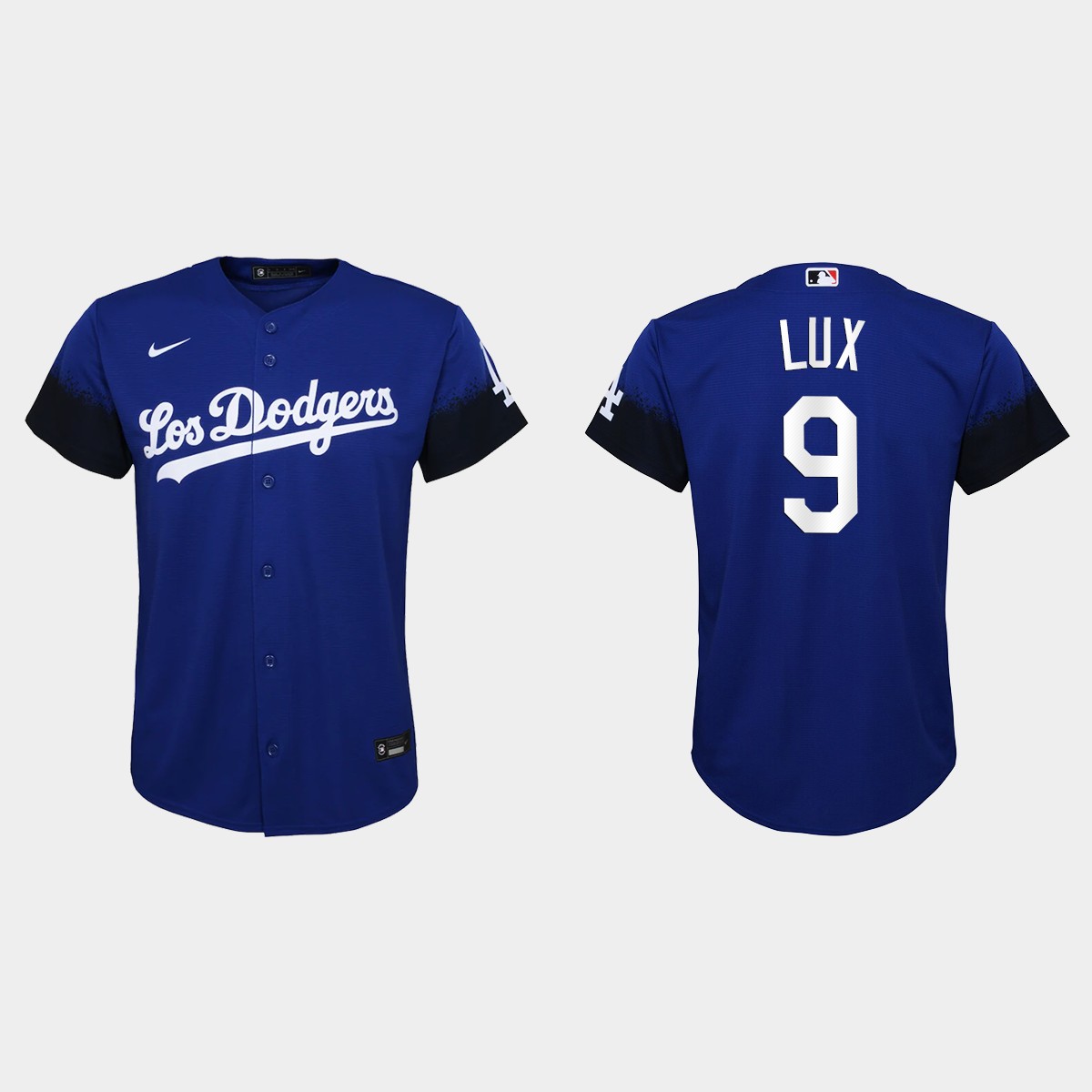 Youth Los Angeles Dodgers Gavin Lux Royal City Connect Jersey