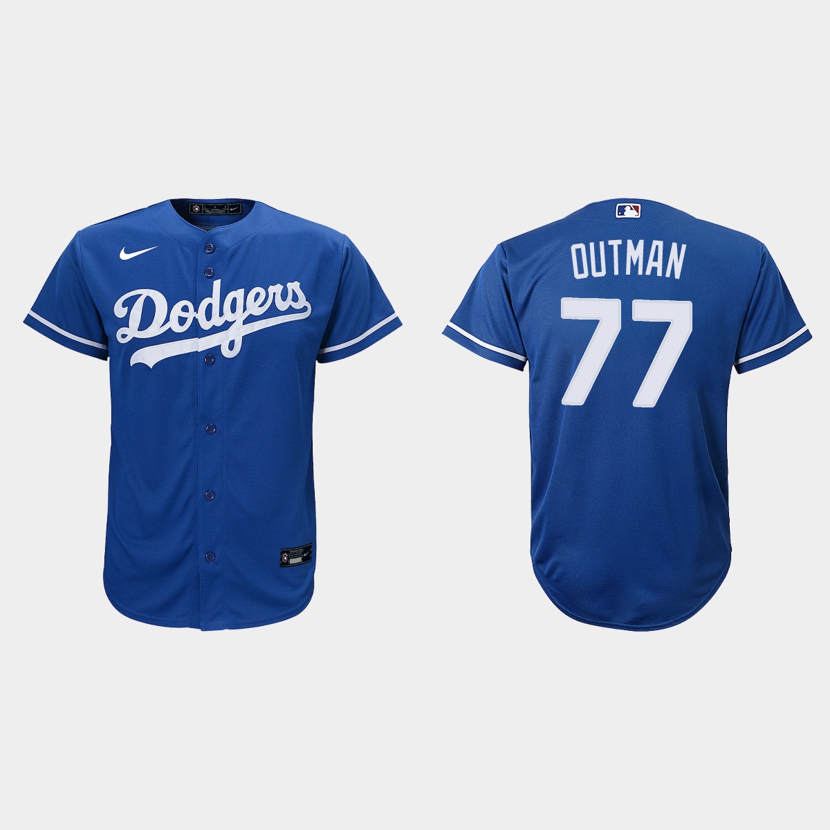 Youth Los Angeles Dodgers James Outman Royal Alternate Jersey