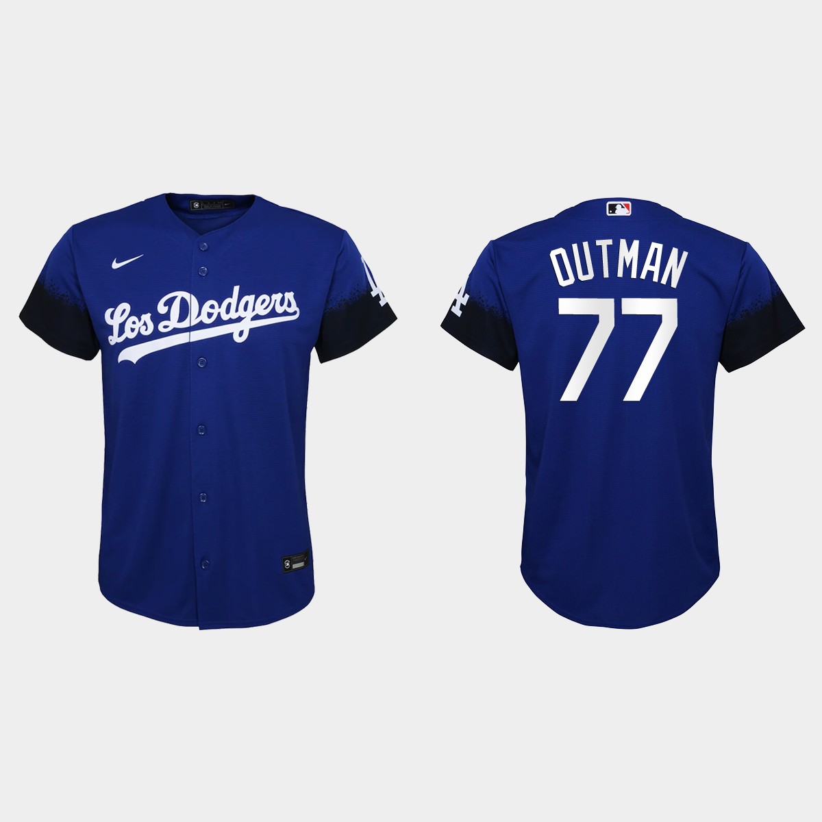 Youth Los Angeles Dodgers James Outman Royal City Connect Jersey