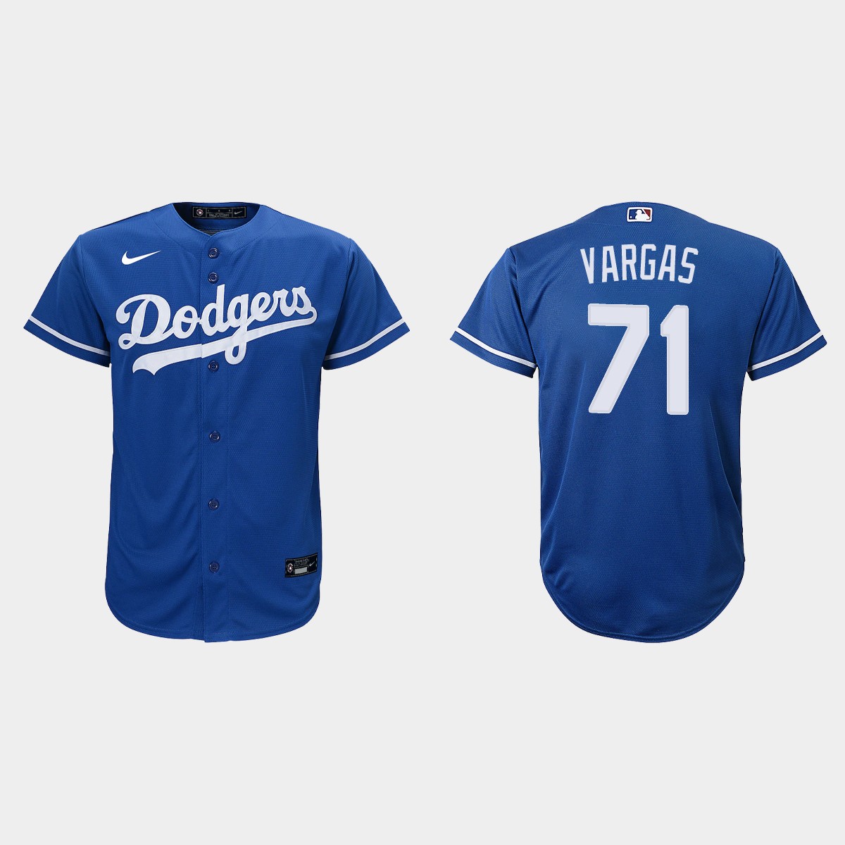 Youth Los Angeles Dodgers Miguel Vargas Royal Alternate Jersey