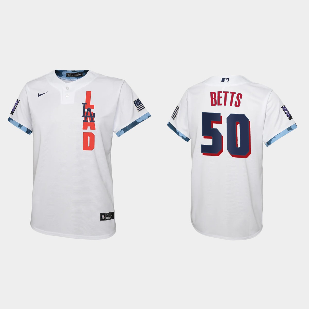 Youth Los Angeles Dodgers Mookie Betts White All-Star Game Jersey