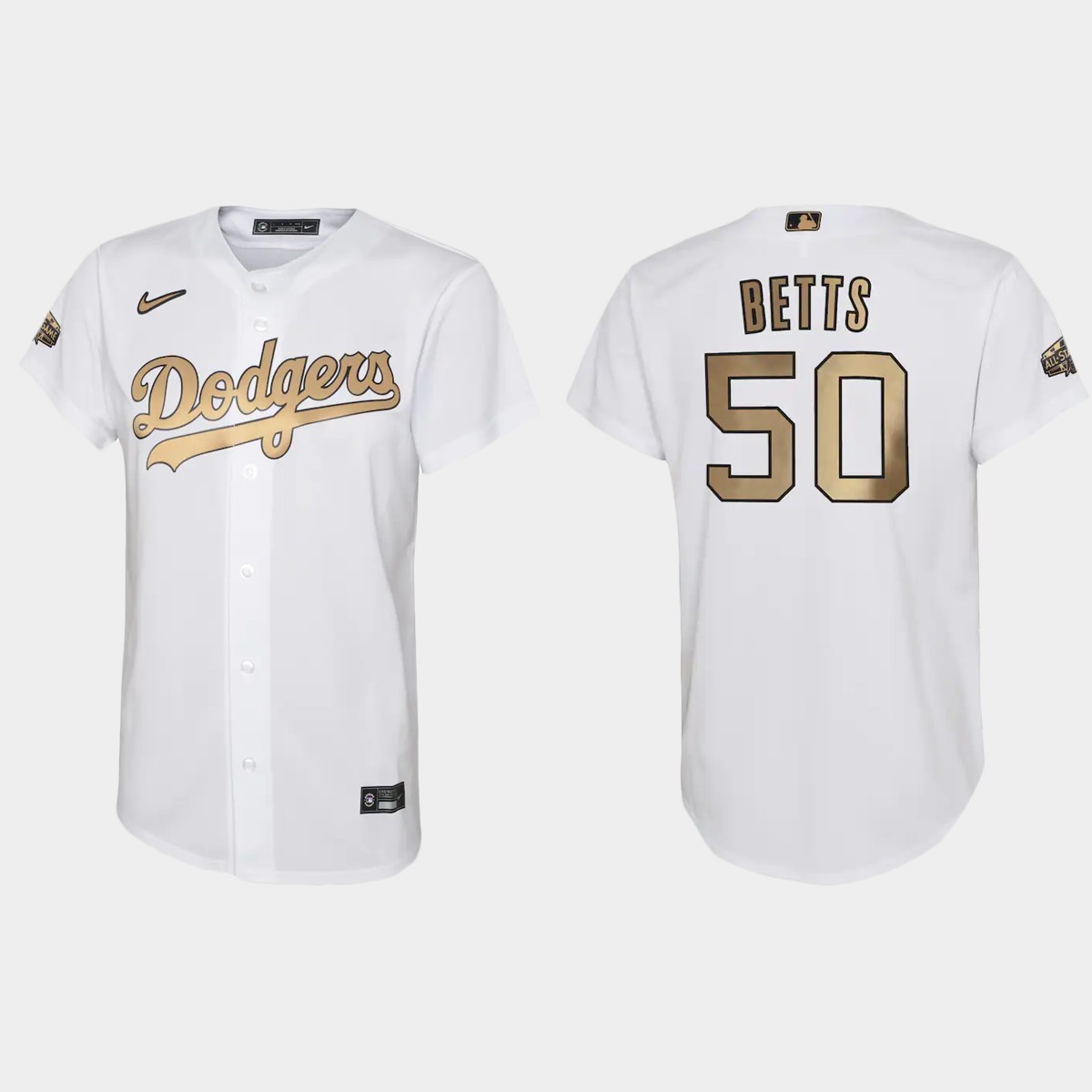 Youth Los Angeles Dodgers Mookie Betts White All-Star Game Jersey