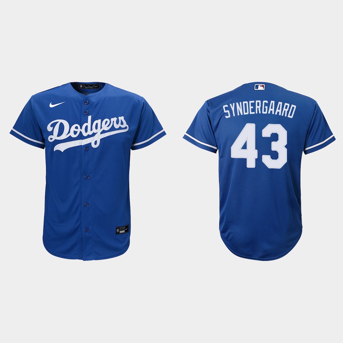 Youth Los Angeles Dodgers Noah Syndergaard Royal Alternate Jersey