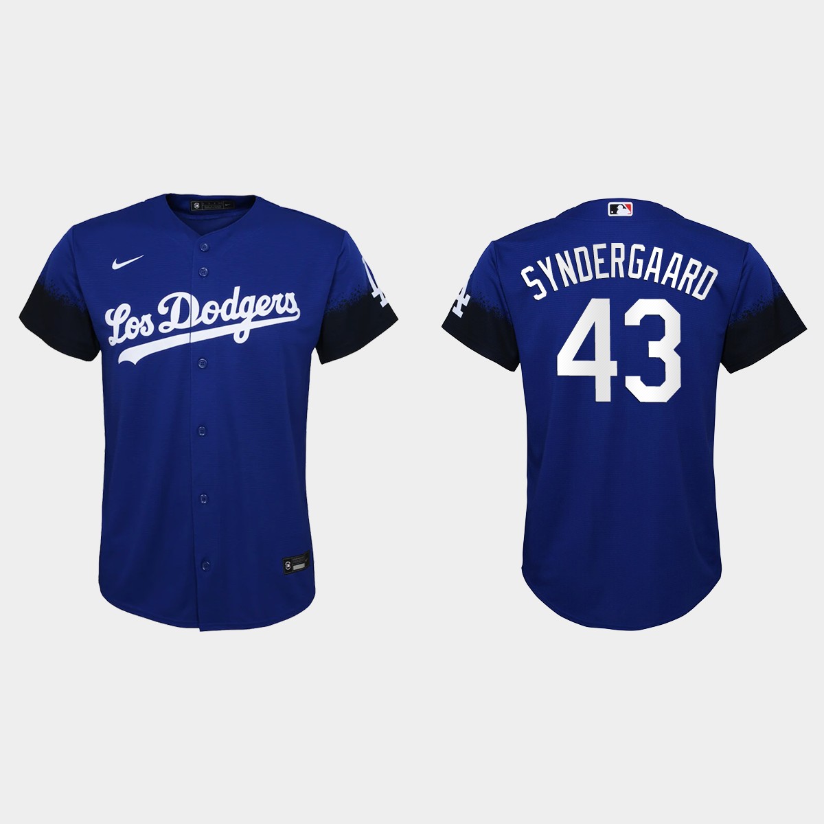 Youth Los Angeles Dodgers Noah Syndergaard Royal City Connect Jersey