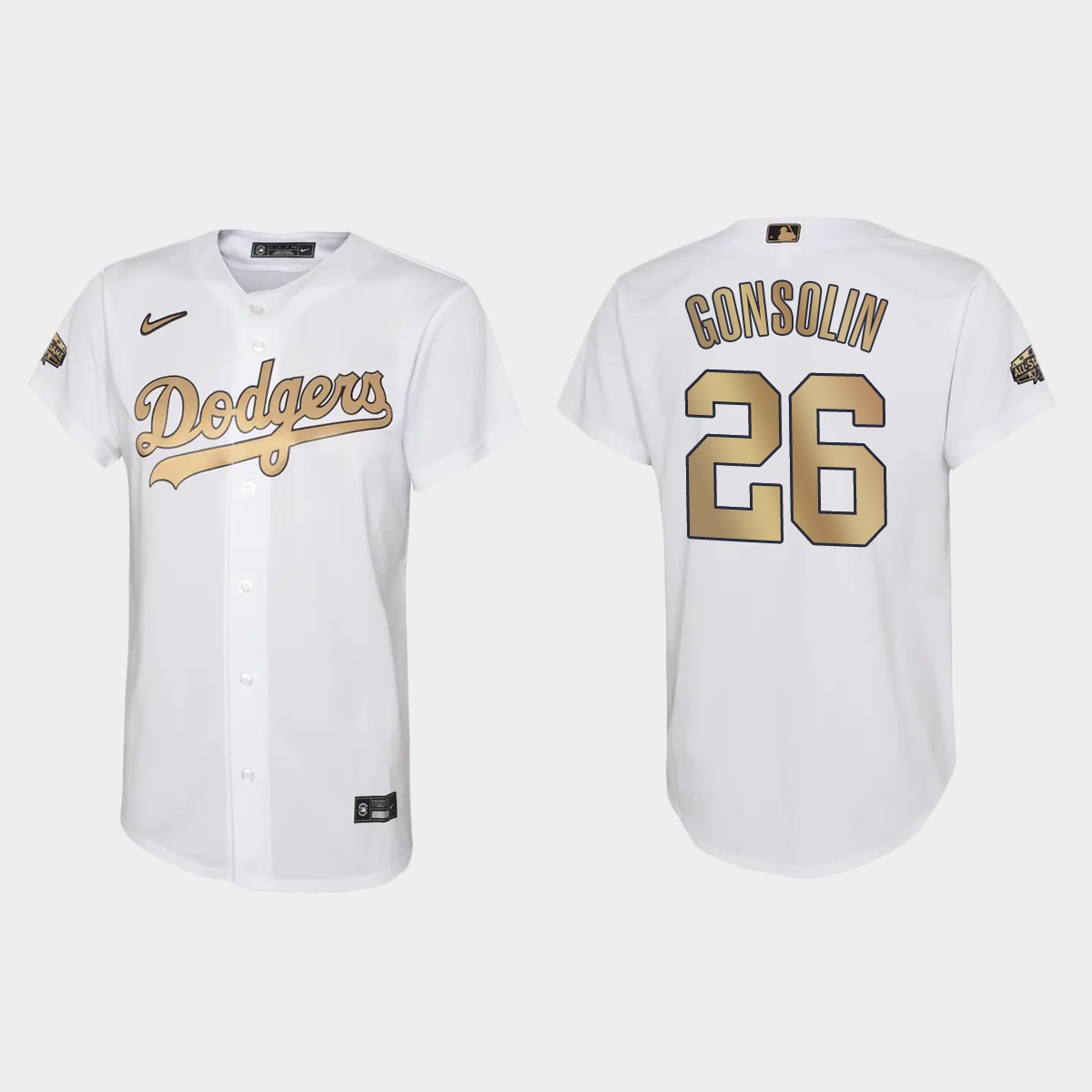 Youth Los Angeles Dodgers Tony Gonsolin White All-Star Game Jersey