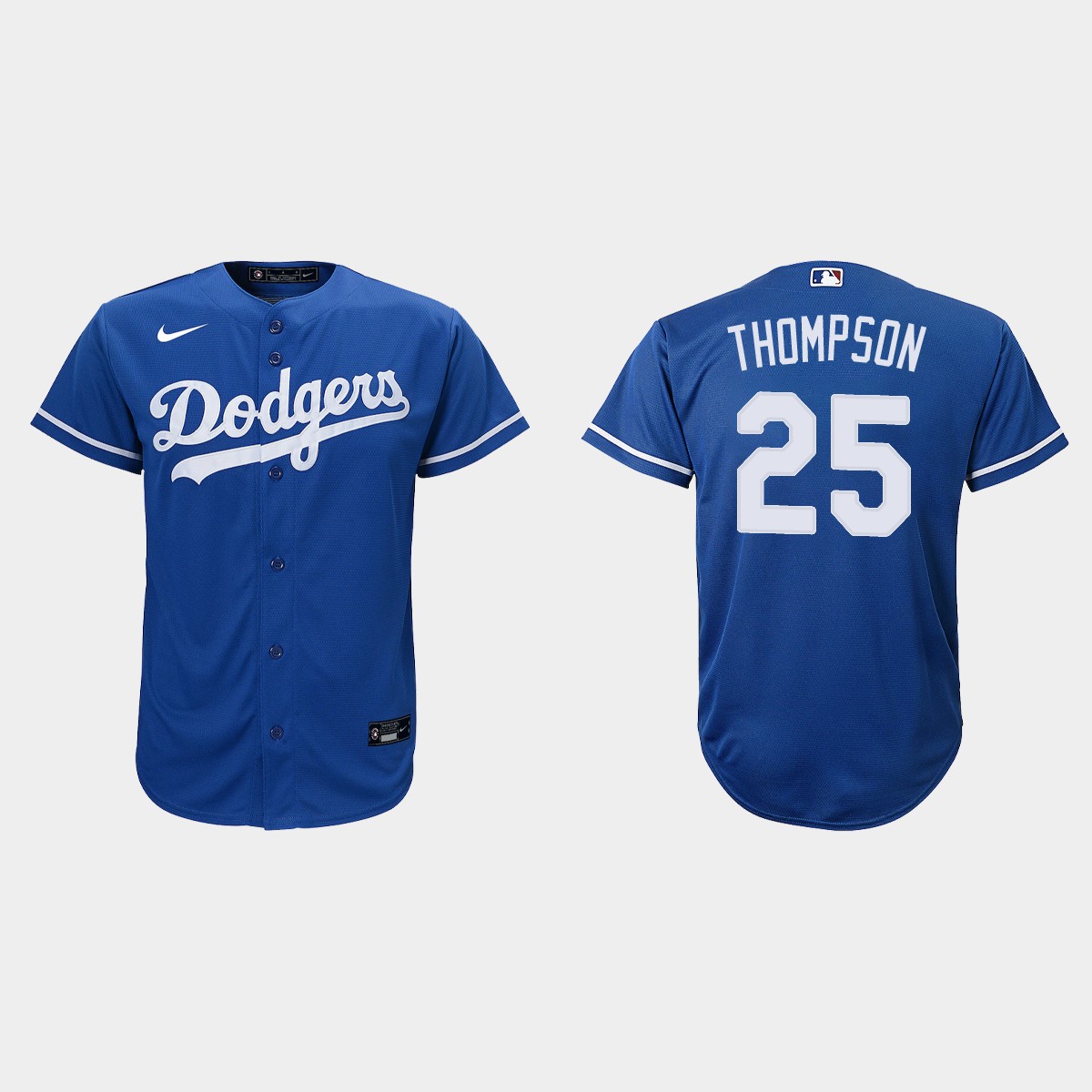 Youth Los Angeles Dodgers Trayce Thompson Royal Alternate Jersey