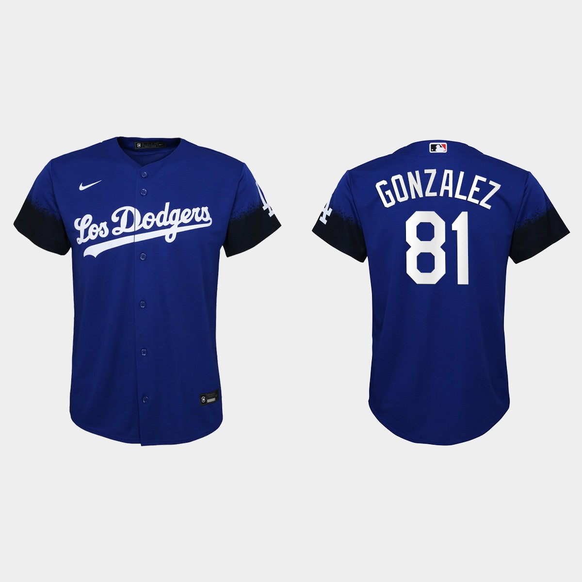 Youth Los Angeles Dodgers Victor Gonzalez Royal City Connect Jersey