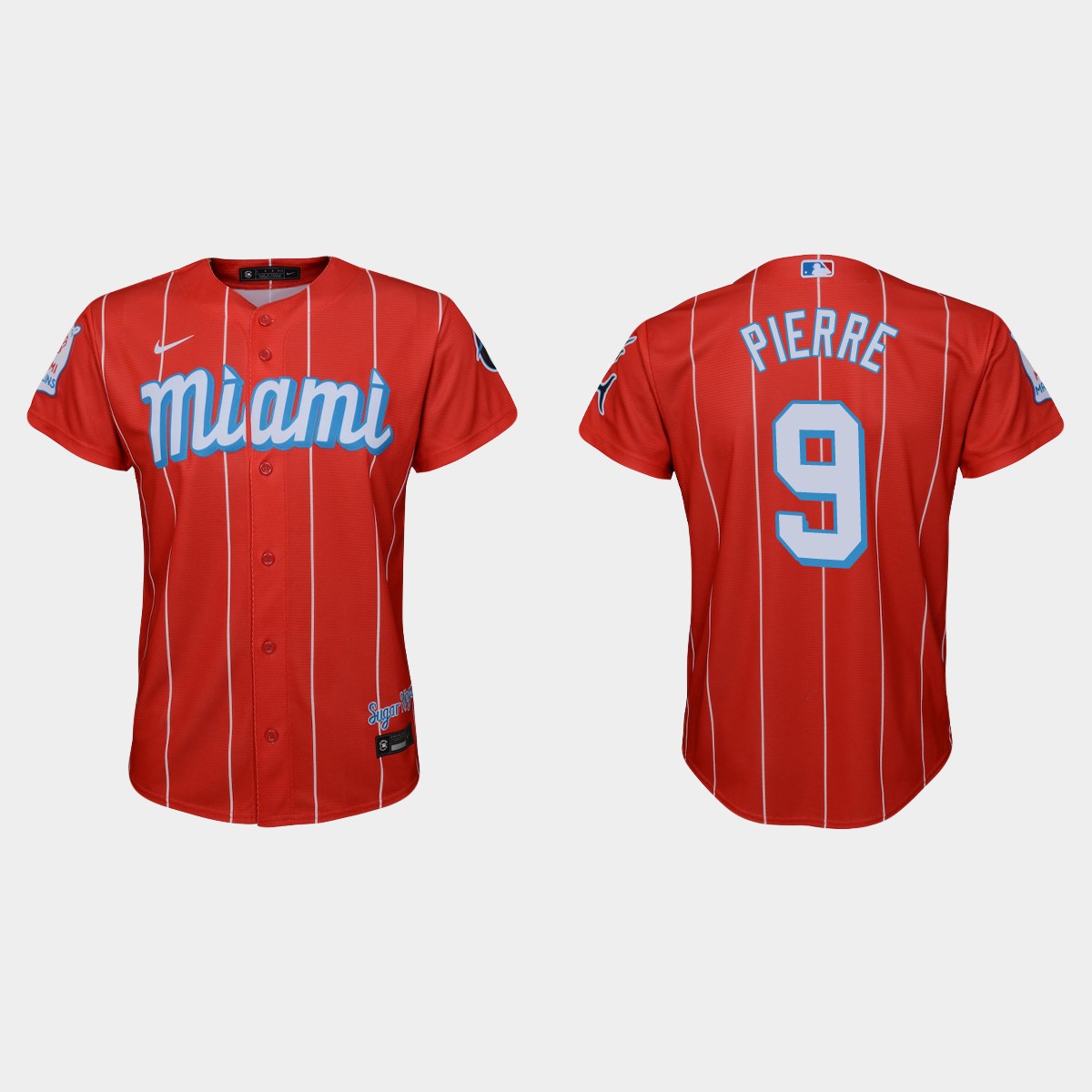 Youth Miami Marlins #9 Juan Pierre Red City Connect Jersey