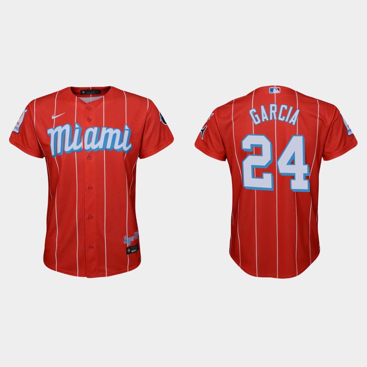 Youth Miami Marlins Avisail Garcia Red City Connect Jersey