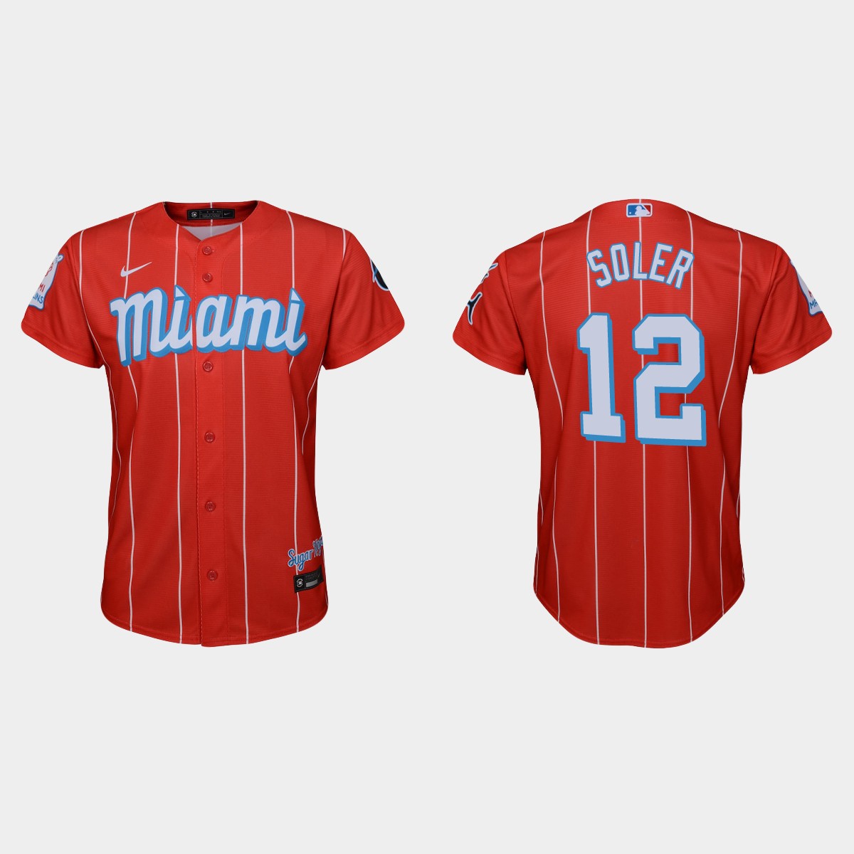 Youth Miami Marlins Jorge Soler Red City Connect Jersey