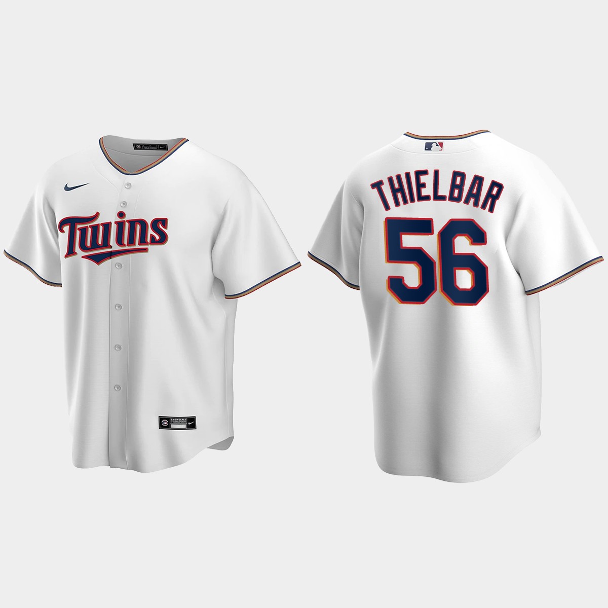 Youth Minnesota Twins Caleb Thielbar White Home Jersey