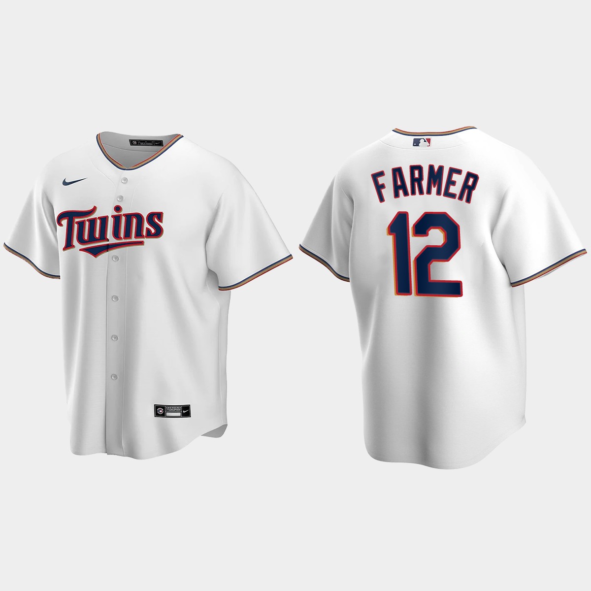 Youth Minnesota Twins Kyle Farmer White Home Jersey
