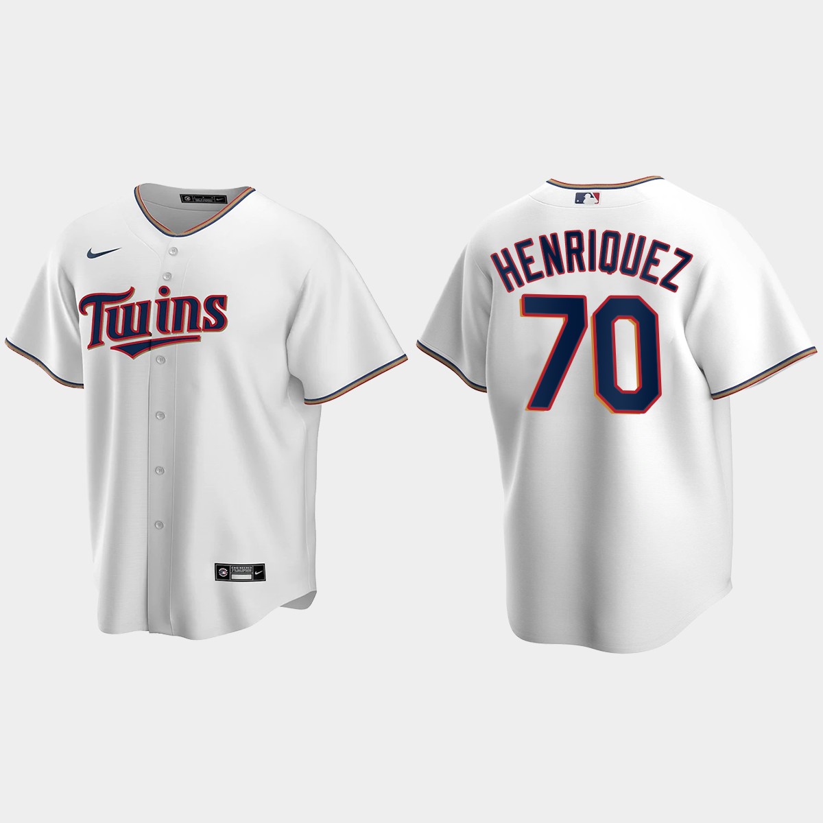 Youth Minnesota Twins Ronny Henriquez White Home Jersey