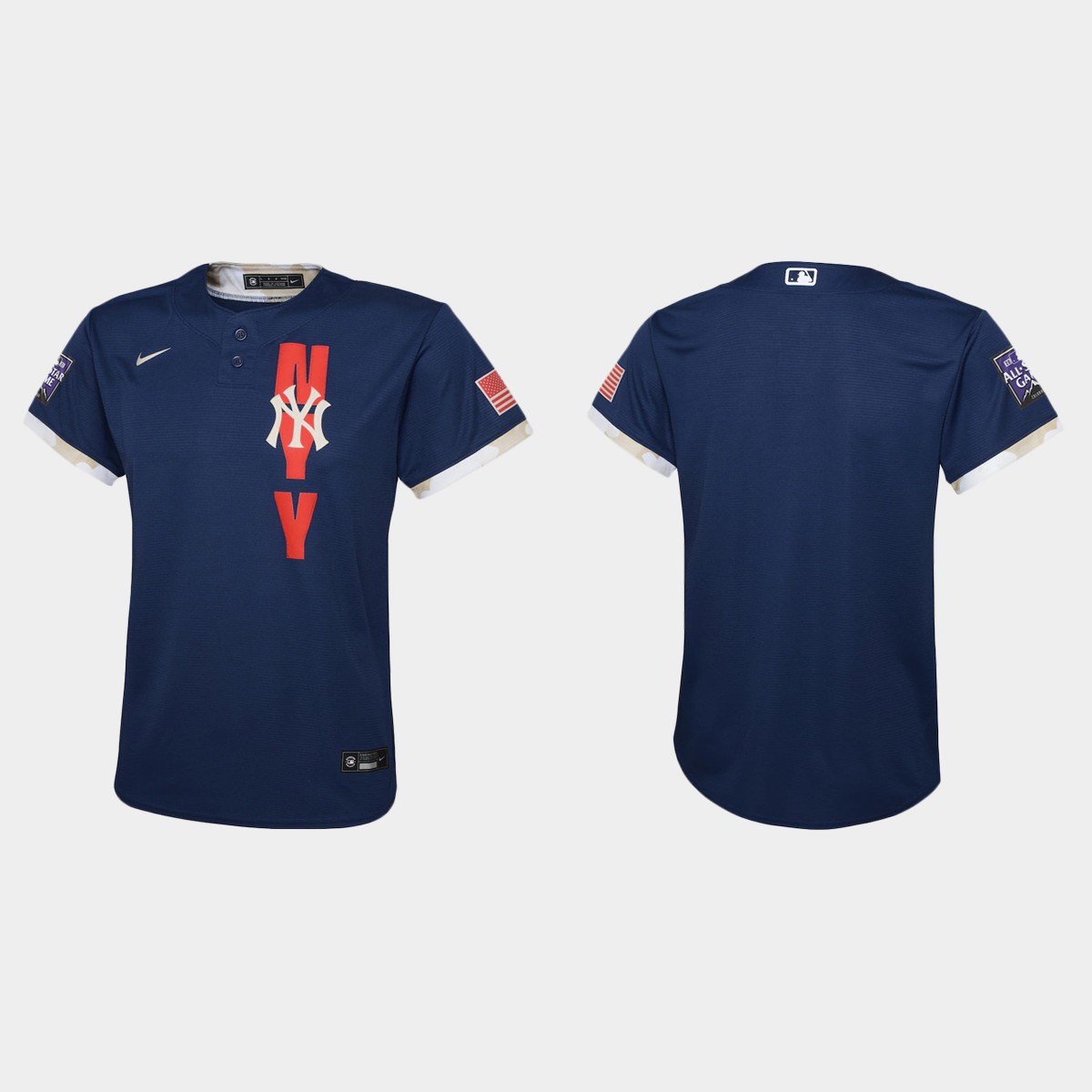 Youth New York Yankees Navy All-Star Game Jersey