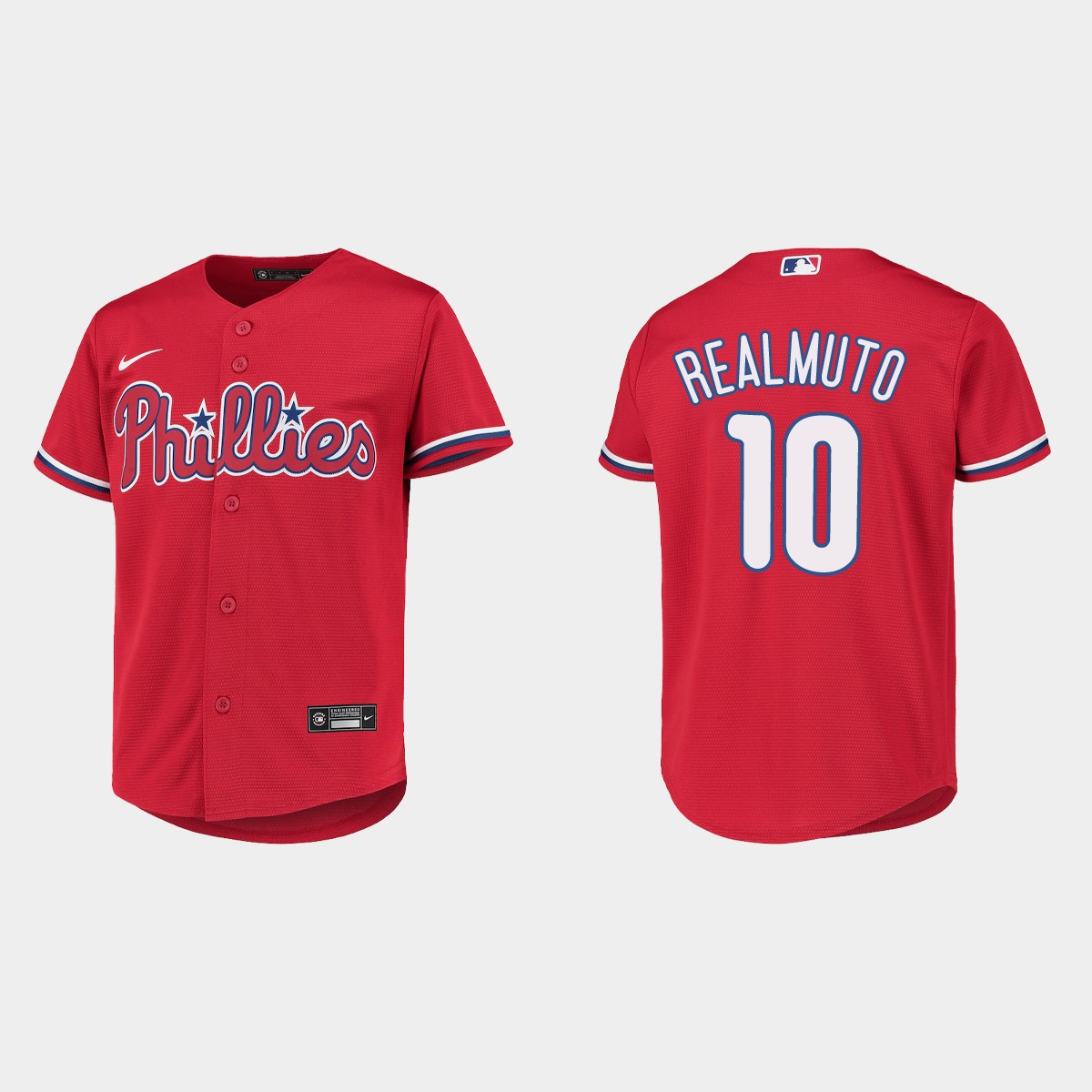 Youth Philadelphia Phillies J.T. Realmuto Red Jersey