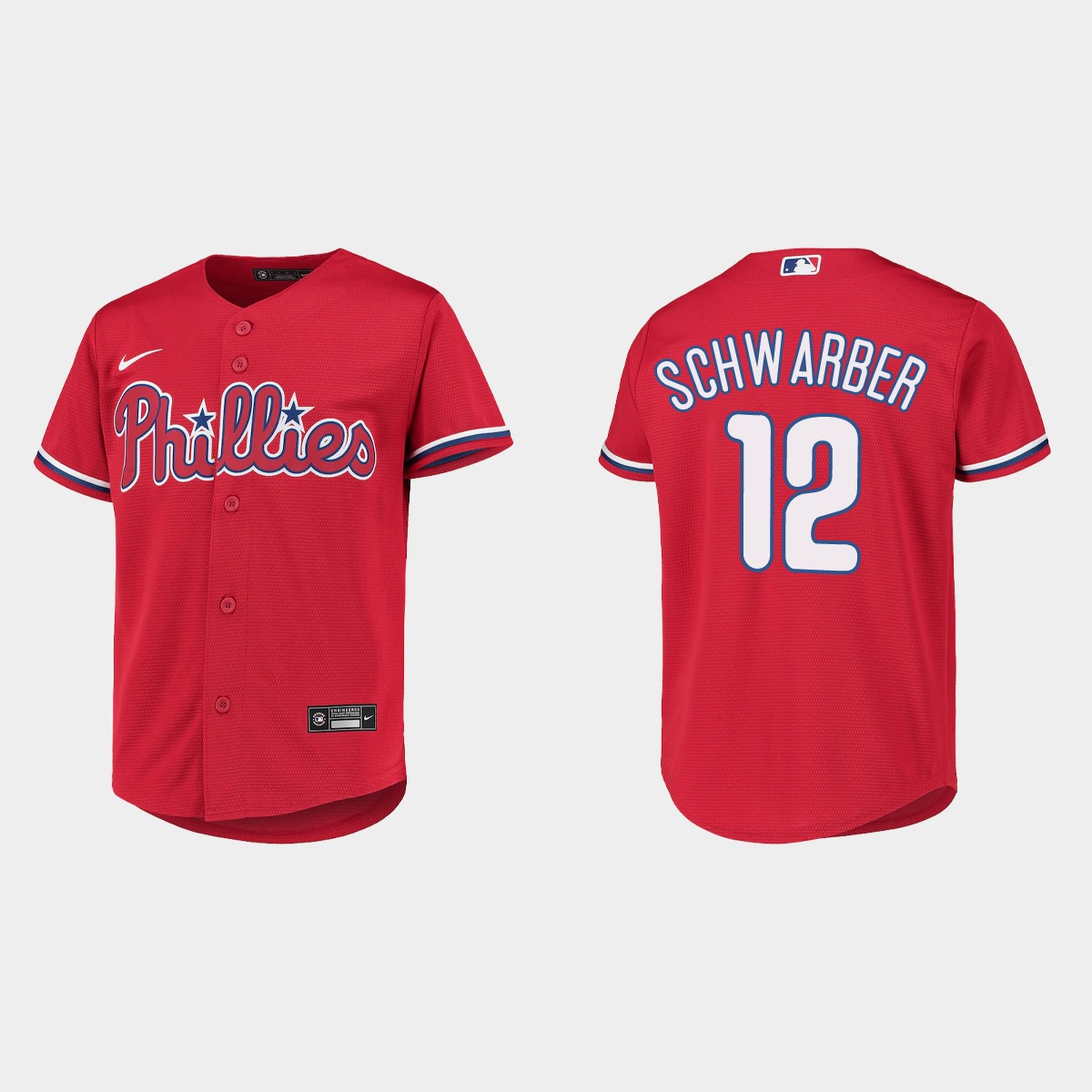 Youth Philadelphia Phillies Kyle Schwarber Red Jersey
