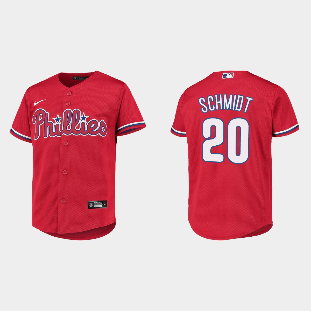 Youth Philadelphia Phillies Mike Schmidt Red Jersey