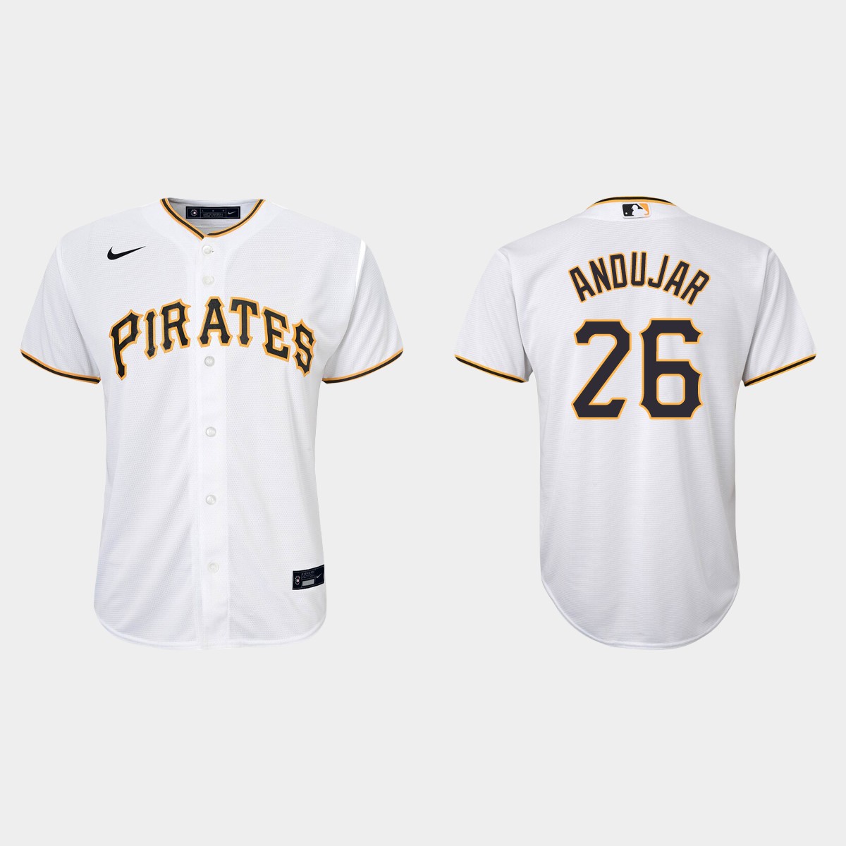 Youth Pittsburgh Pirates Miguel Andujar White Home Jersey