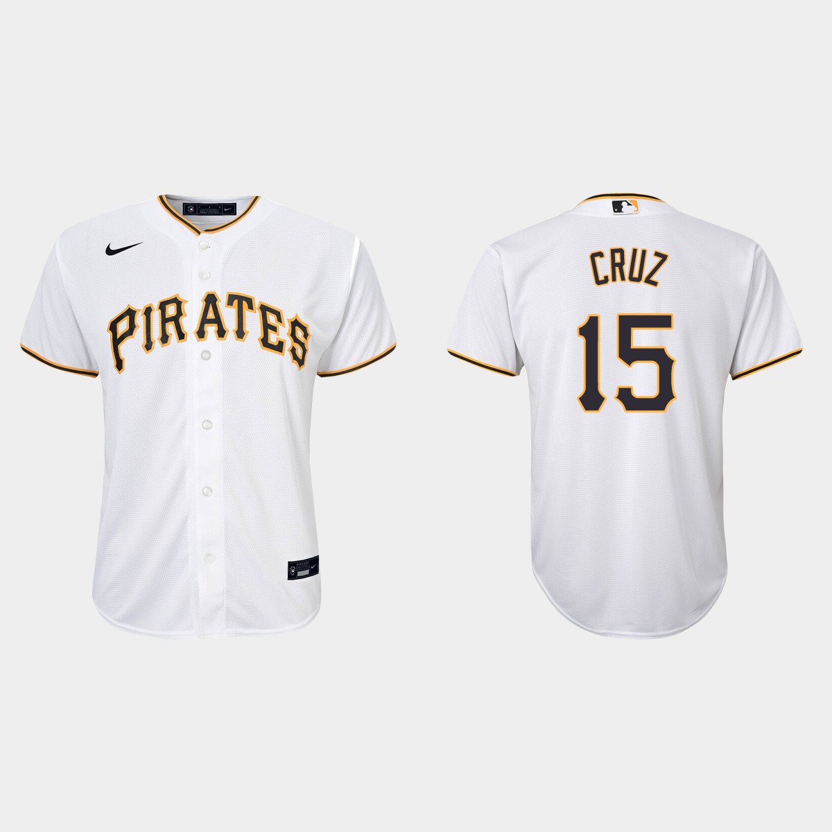 Youth Pittsburgh Pirates Oneil Cruz White Home Jersey
