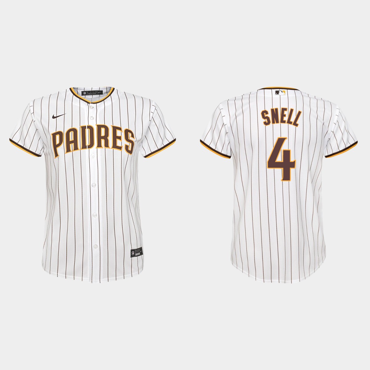 Youth San Diego Padres #4 Blake Snell White Home Jersey