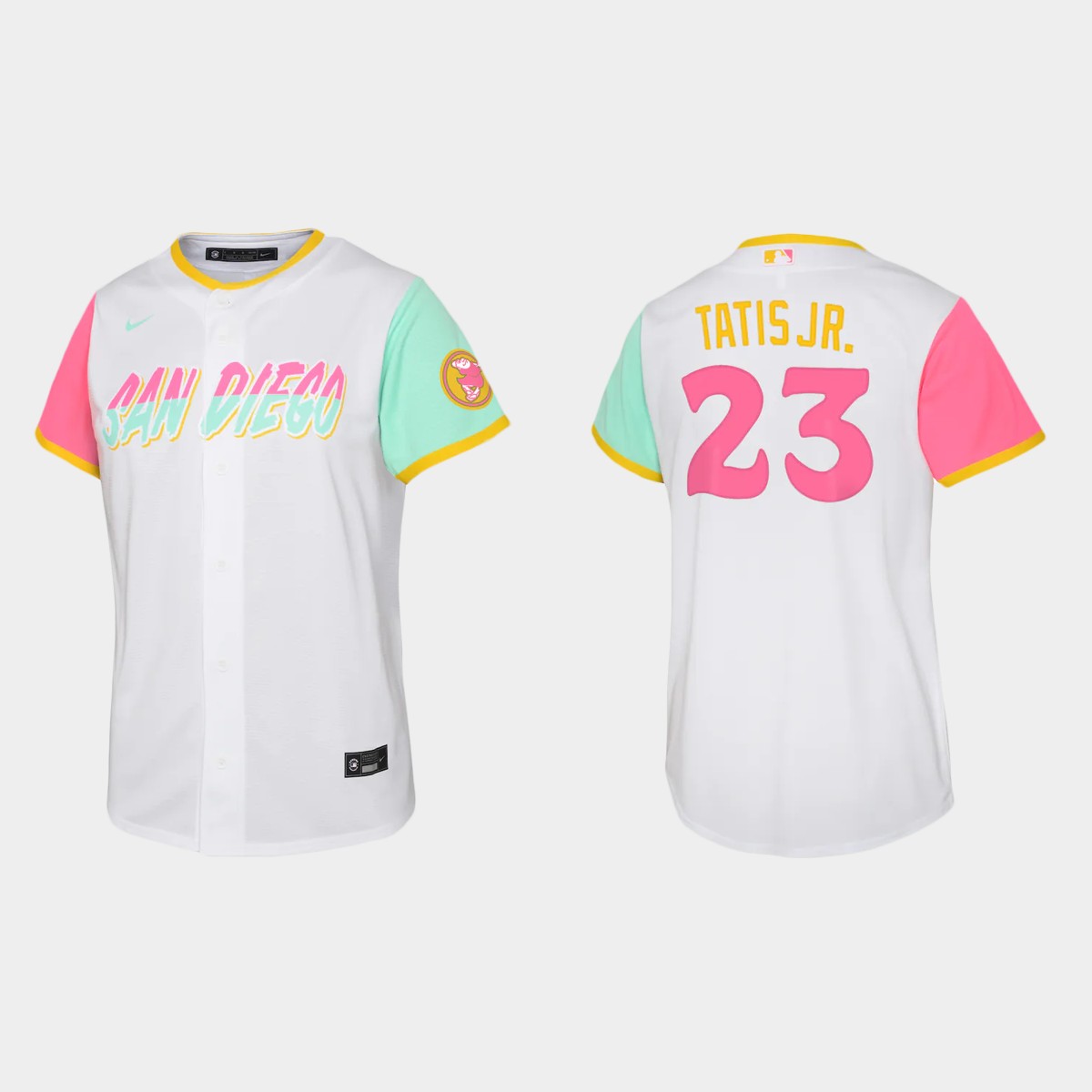 Youth San Diego Padres Fernando Tatis Jr. White City Connect Jersey