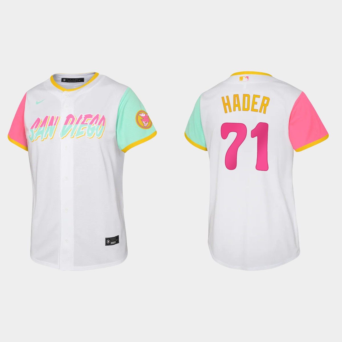 Youth San Diego Padres Josh Hader White City Connect Jersey