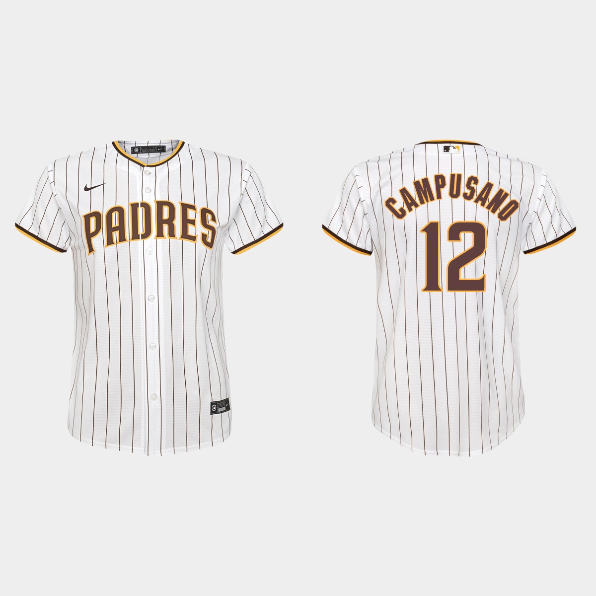 Youth San Diego Padres Luis Campusano White Home Jersey