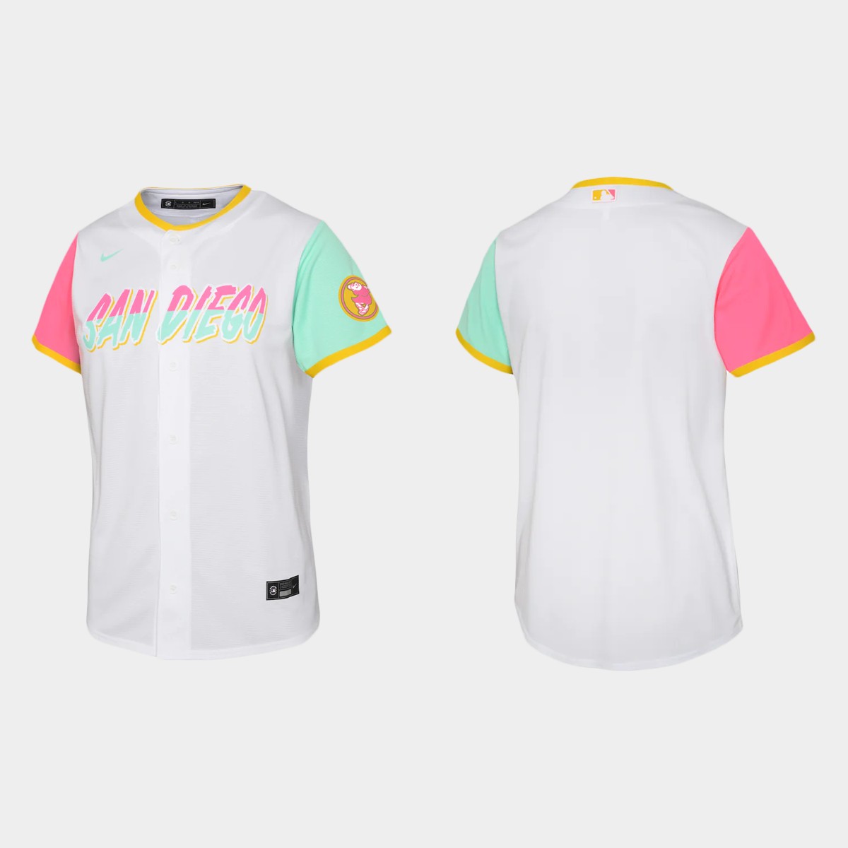 Youth San Diego Padres White City Connect Team Jersey